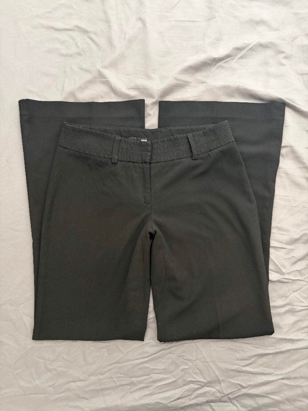 h&m black vintage flare trouser - 8